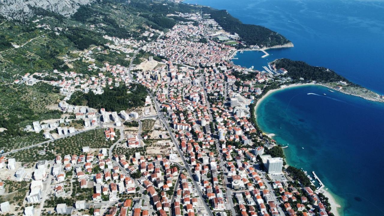 Apartment Jović in Makarska, sea view, free parking Zewnętrze zdjęcie