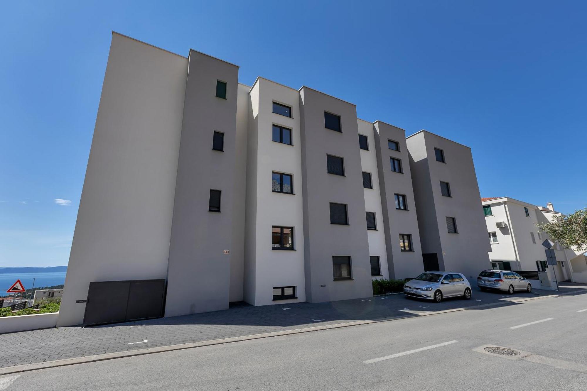 Apartment Jović in Makarska, sea view, free parking Zewnętrze zdjęcie